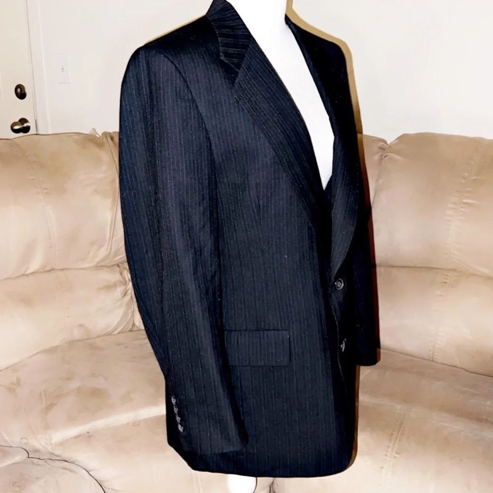 CHRISTIAN DIOR Pinstripe Blazer Jacket